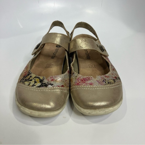 Remonte metallic colorful mary Jane Shoes flats boho casual women’s size 39 8.5 - Picture 2 of 8